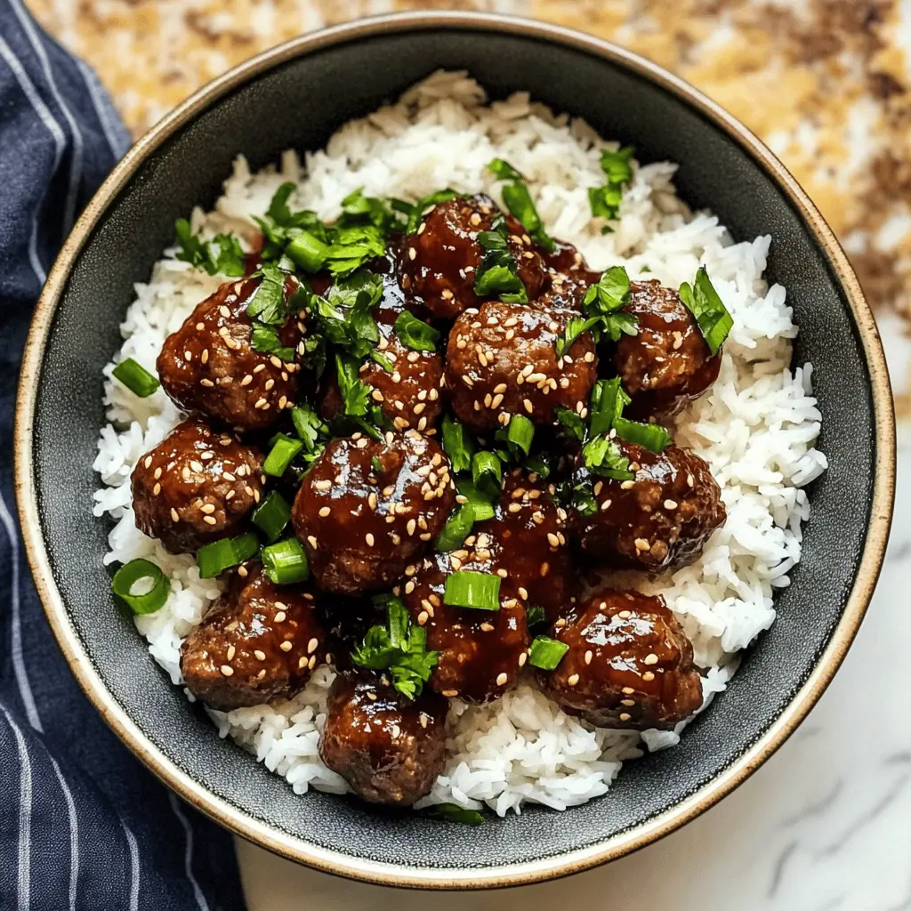 Whip up a tasty dinner in just 30 minutes with these Mongolian Beef Meatballs! Packed with tender beef and a sweet, tangy sauce, these meatballs are perfect for a quick weeknight meal. They shine at family dinners or as a crowd-pleaser at gatherings. Don’t forget to save this recipe for an easy and delicious option whenever you need it!