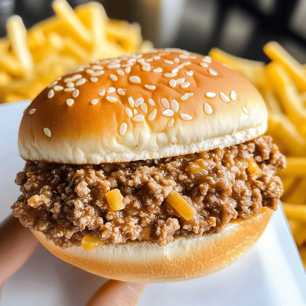Get ready for a fun twist on your classic burger with these Big Mac Sloppy Joes! Packed with all the familiar flavors of a Big Mac, including savory ground beef, creamy sauce, and tangy pickles, this recipe is a hit for game nights or casual dinners. Save this quick and easy recipe for a delicious weeknight meal that the whole family will love!