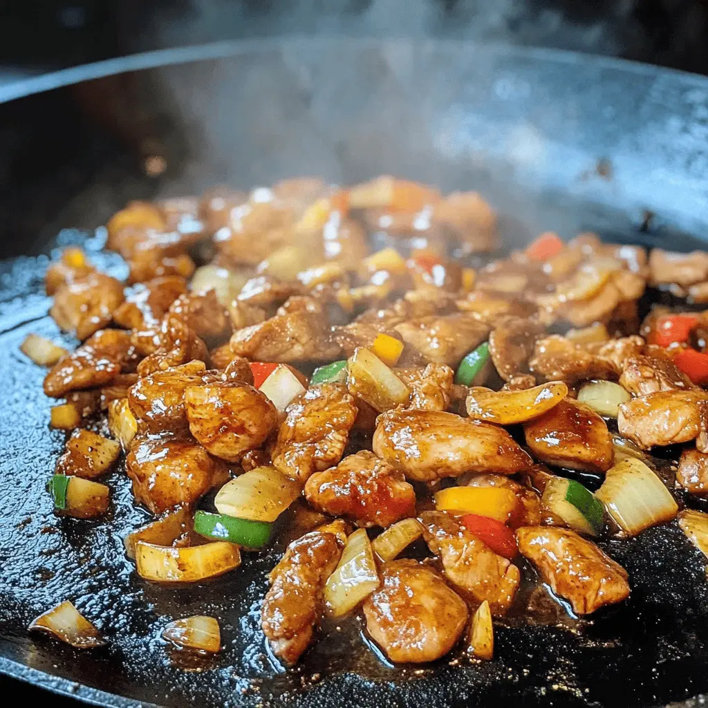 Looking for a delicious and easy recipe? This Blackstone Bourbon Chicken on the griddle is packed with flavor from the savory sauce and tender chicken! Perfect for a summer cookout or a weeknight dinner, it's quick to prepare and sure to impress. Don't forget to save this recipe for your next gathering!