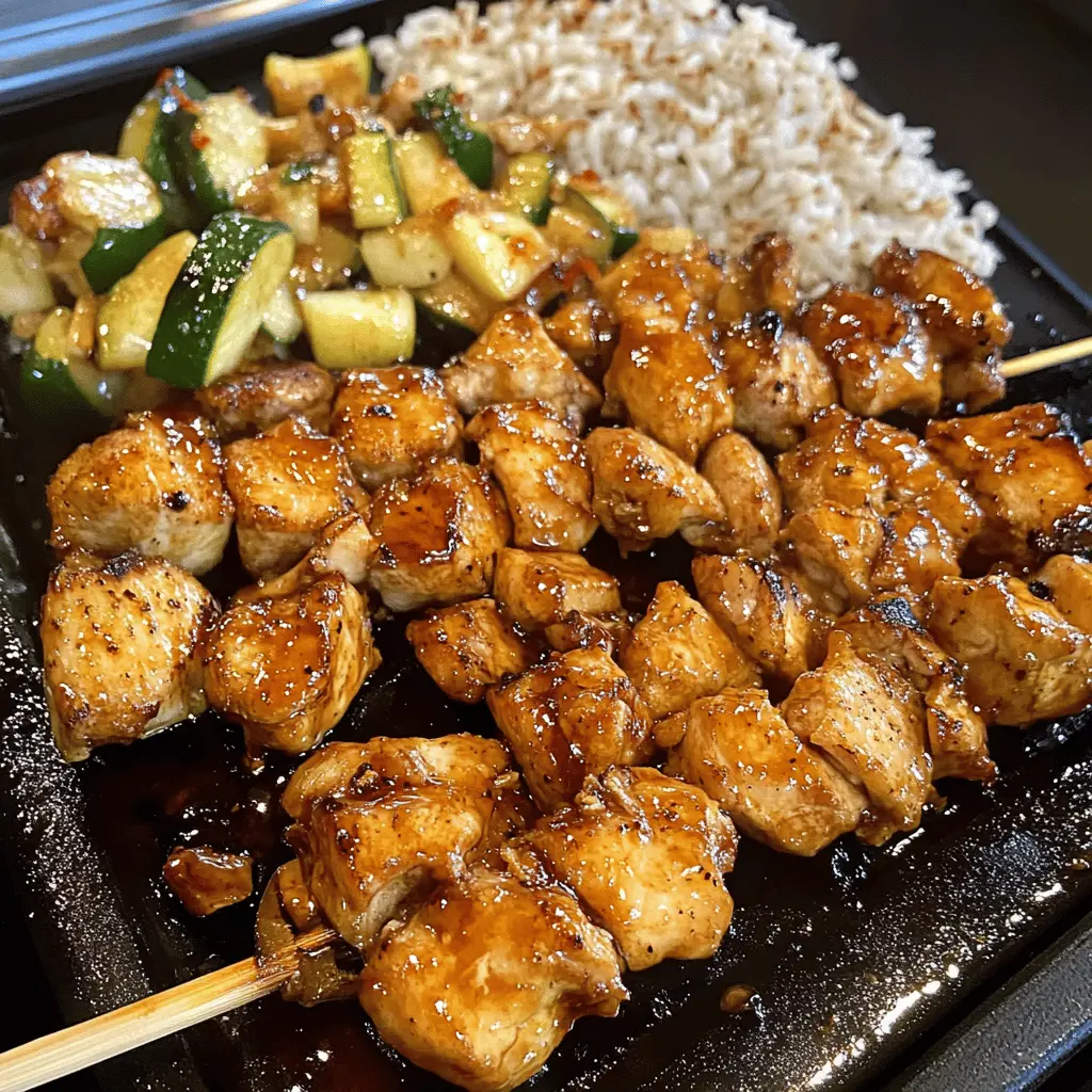 Enjoy the delicious flavors of Blackstone Hibachi Chicken, made right on your griddle! This easy recipe features tender chicken cooked to perfection with vibrant vegetables and a savory sauce. Perfect for family dinners or gatherings, it's a dish everyone will love. Save this recipe to bring some Asian-inspired goodness to your next meal!