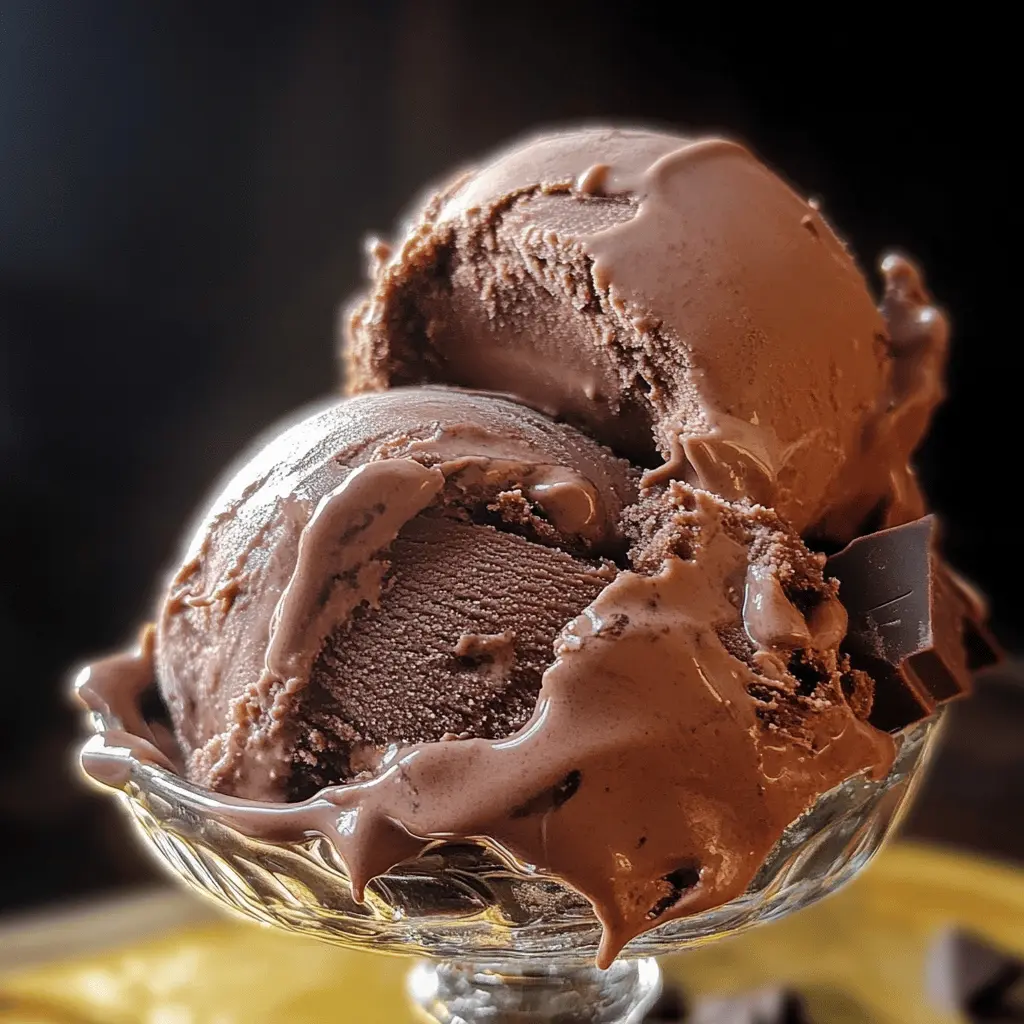 Easy Homemade Chocolate Custard Ice Cream Recipe