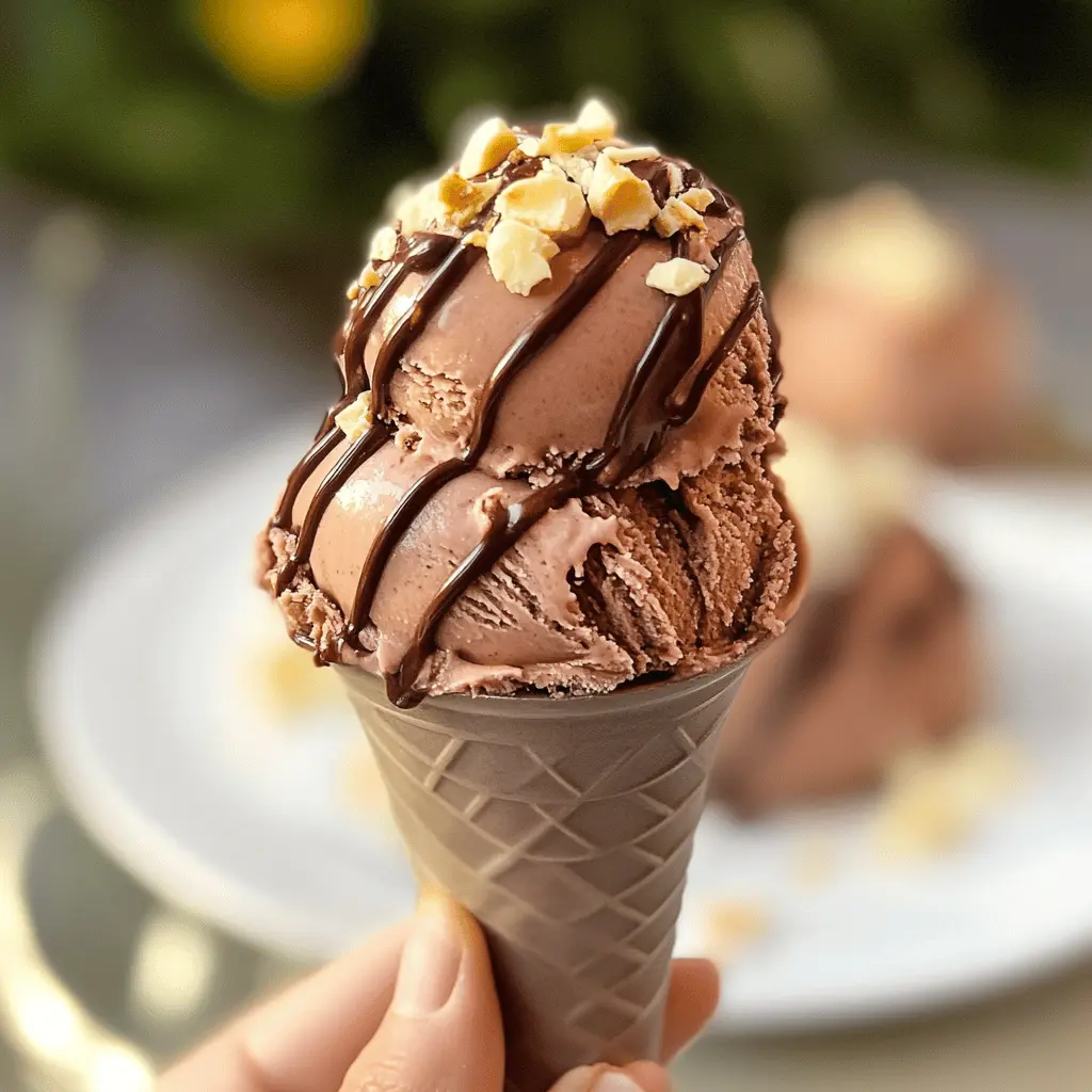 Easy Chocolate Nutella Gelato Recipe