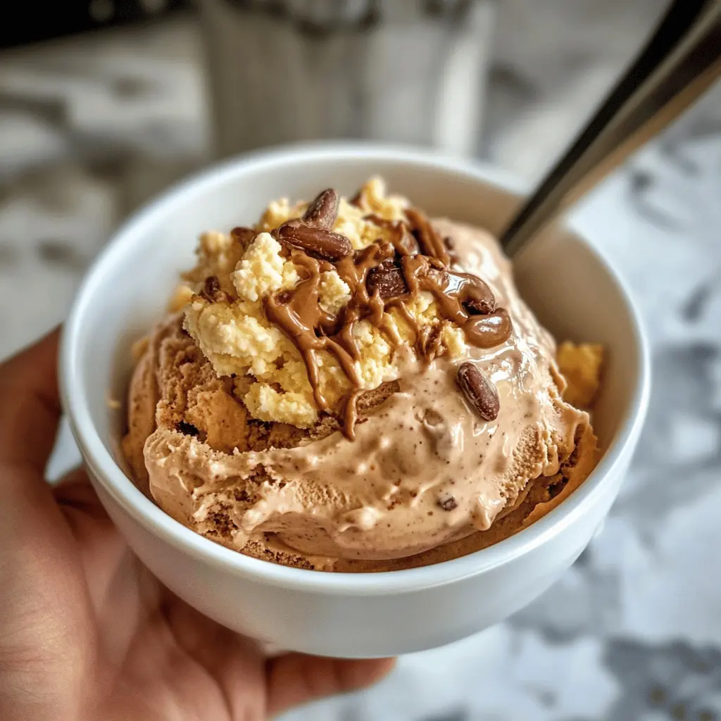 Easy Cottage Cheese Peanut Butter Ice Cream Recipe