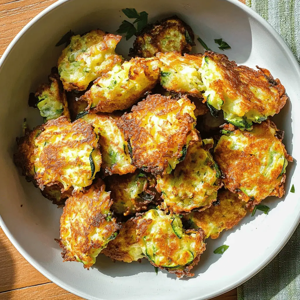 These easy zucchini fritters are a delicious way to enjoy fresh veggies! Made with simple ingredients like grated zucchini, eggs, and a hint of cheese, they're perfect as a snack or a light meal. Whip them up in just 20 minutes and impress family and friends. Don't forget to save this pin for your next cooking adventure!