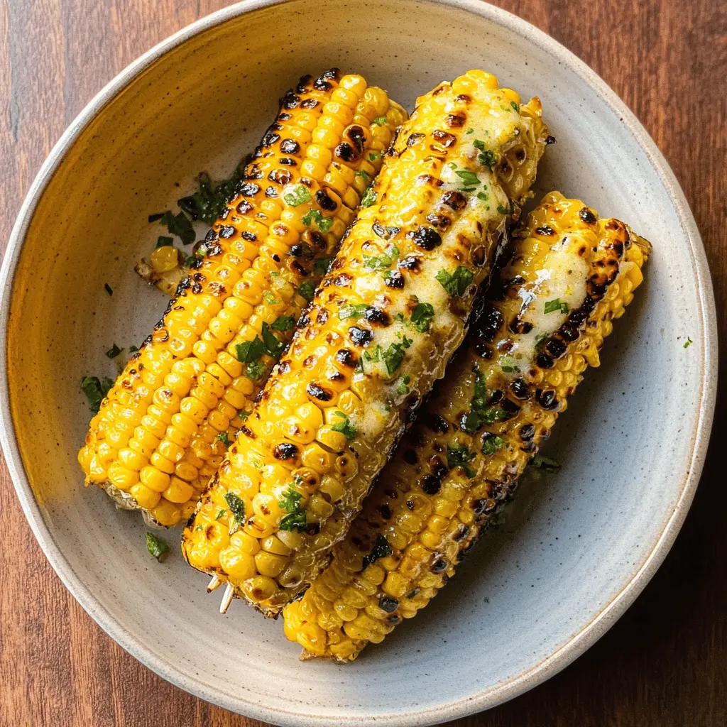 Grill up some delicious Garlic Butter Grilled Corn On The Cob that will be the star of your next BBQ! This easy recipe features sweet, juicy corn slathered in rich garlic butter, bringing a burst of flavor to every bite. Perfect for summer gatherings or potlucks, save this pin for a crowd-pleasing side dish that everyone will love.