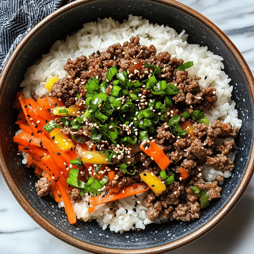 Enjoy a delicious twist on dinner with these Ground Beef Teriyaki Rice Bowls! Packed with flavorful beef, vibrant vegetables, and a homemade teriyaki sauce, this recipe is quick, easy, and perfect for busy weeknights. Save this dish for a tasty family meal or a fun dinner with friends!