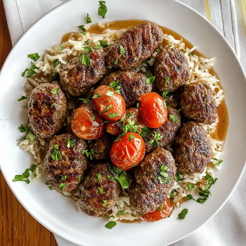 Savory Lebanese Kafta brings a burst of flavor to your table! Made with ground beef or lamb, fresh herbs, and warm spices, this delicious dish is perfect for grilling or baking. Serve it with pita, tahini sauce, or alongside a vibrant salad. Save this recipe for your next family gathering or barbecue to impress your guests!