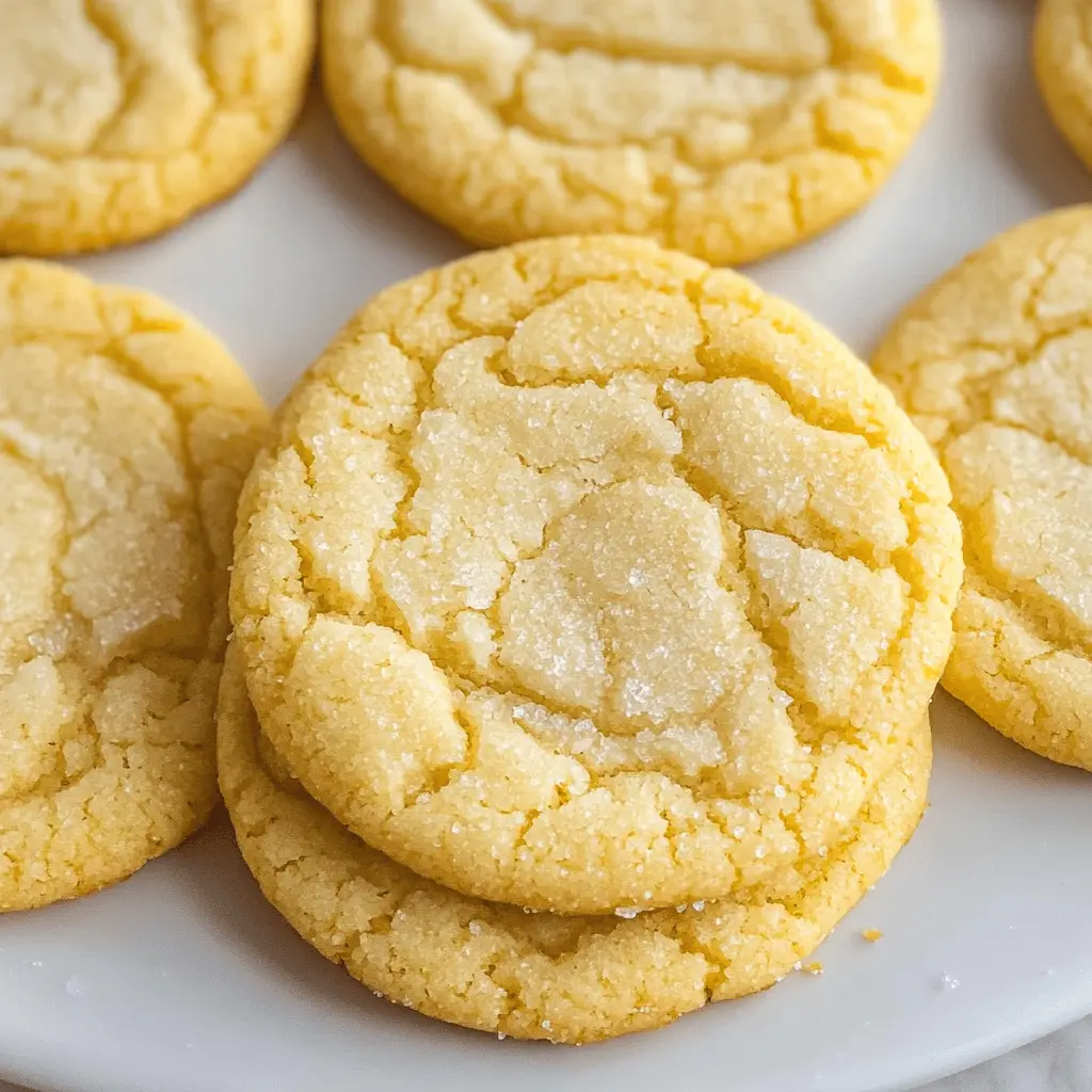 Brighten your day with these refreshing lemon sugar cookies! Soft, chewy, and bursting with citrus flavor, they make the perfect treat for any occasion. Made with simple ingredients, these cookies are quick to whip up and are sure to impress family and friends. Save this recipe for your next gathering or a cozy afternoon snack!
