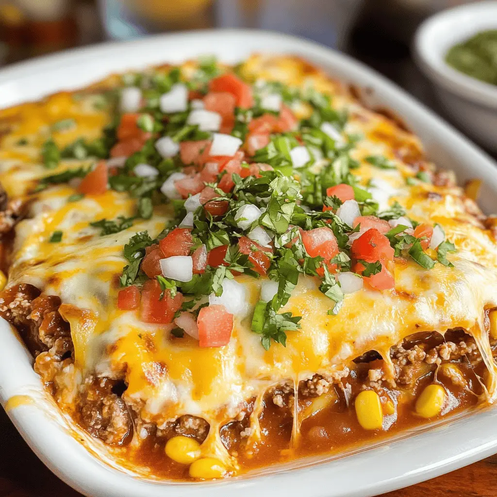 Get ready for a comforting twist on a classic! This Mexican Lasagna is layered with delicious tortillas, seasoned beef, black beans, and gooey cheese. It's perfect for weeknight dinners or family gatherings. Save this recipe for a hearty meal that brings everyone together! Enjoy the vibrant flavors tonight!