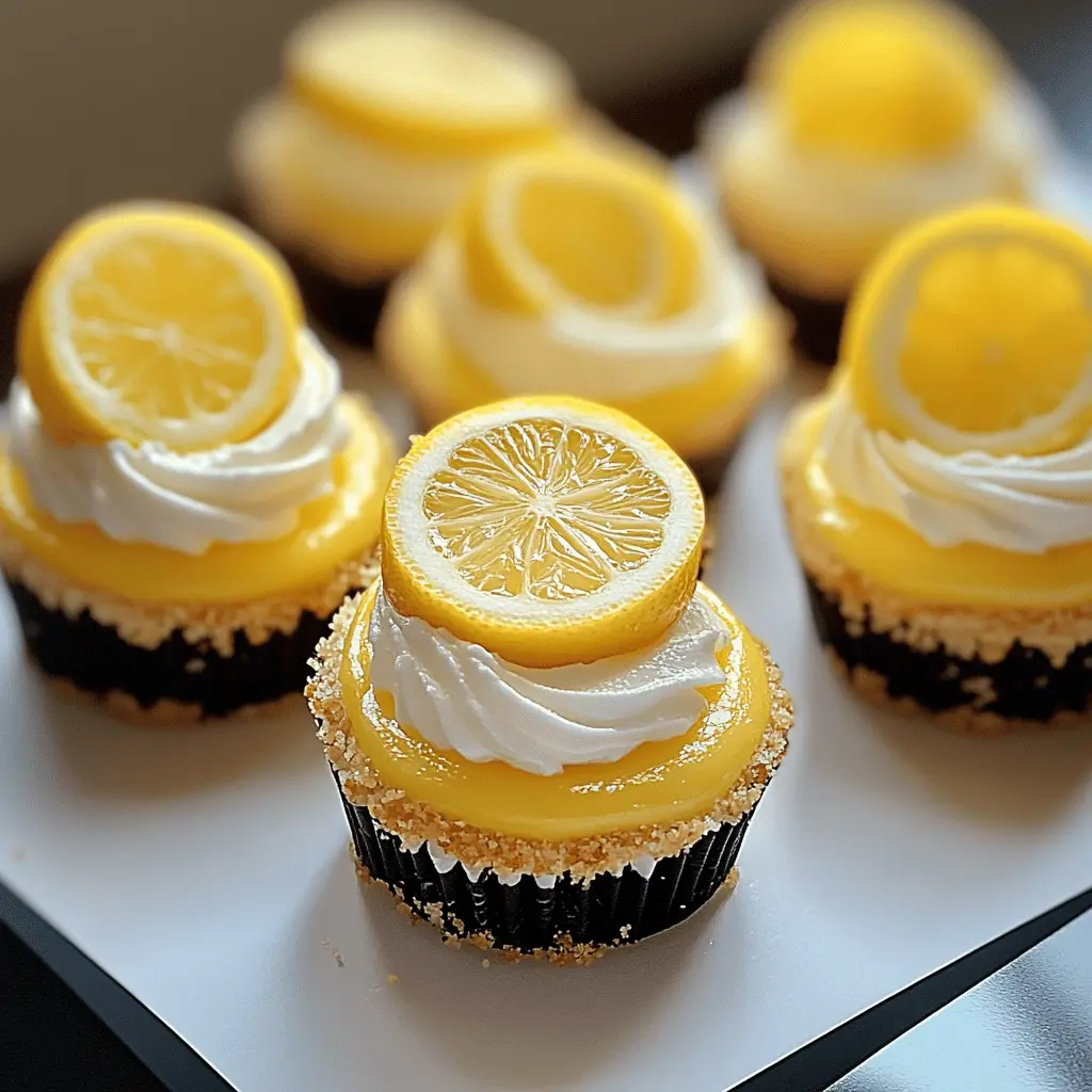 These Mini Lemon Cheesecakes are a delightful treat bursting with fresh citrus flavor! Perfectly creamy and just the right amount of sweetness, they’re a fantastic dessert for any occasion, from summer picnics to holiday gatherings. Save this recipe to impress your friends and family with these tasty little bites!