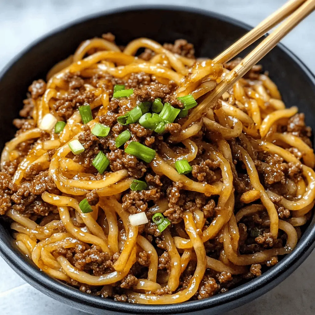 Savor the flavors of Mongolia with this delicious Mongolian Ground Beef Noodles recipe! Featuring tender ground beef, fresh vegetables, and a savory sauce, this dish is perfect for a quick weeknight dinner or a cozy family meal. Save this pin to have a tasty, satisfying meal ready in no time!