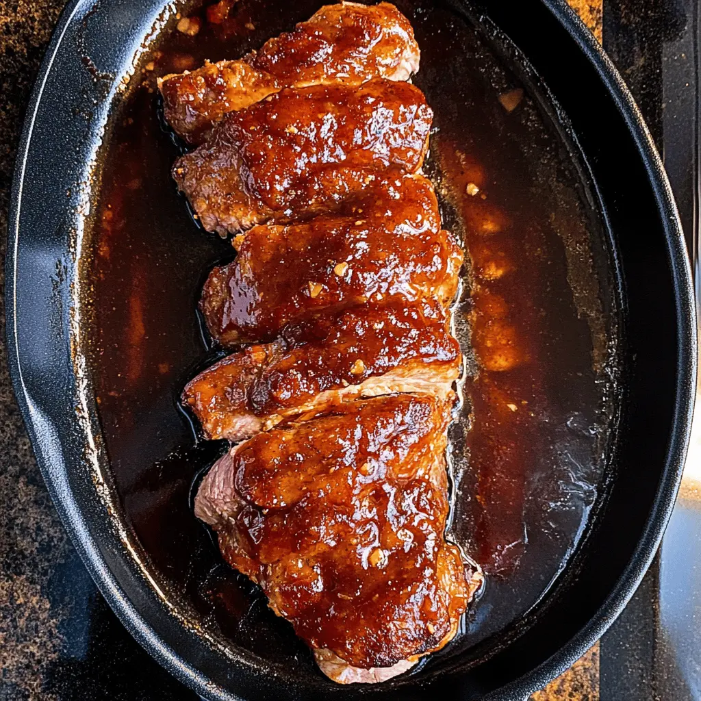 Get ready to enjoy a flavorful Oven Baked BBQ Pork Tenderloin! This recipe features tender, juicy pork coated in a tangy barbecue sauce that caramelizes beautifully in the oven. Perfect for quick weeknight dinners or weekend gatherings, it's sure to impress your family and friends. Save this recipe for a delicious meal that everyone will love!