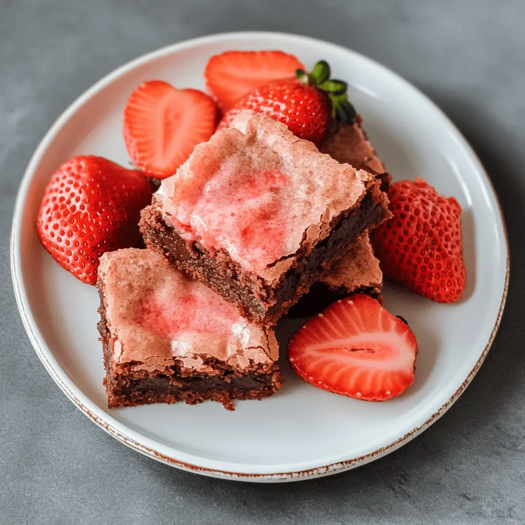 Get ready to enjoy a delightful twist on classic brownies with these strawberry brownies! Bursting with fresh strawberries and rich chocolate flavors, these treats are perfect for a sweet picnic dessert or a cozy family gathering. Save this recipe to impress friends with a deliciously simple dessert that brings smiles to every occasion!