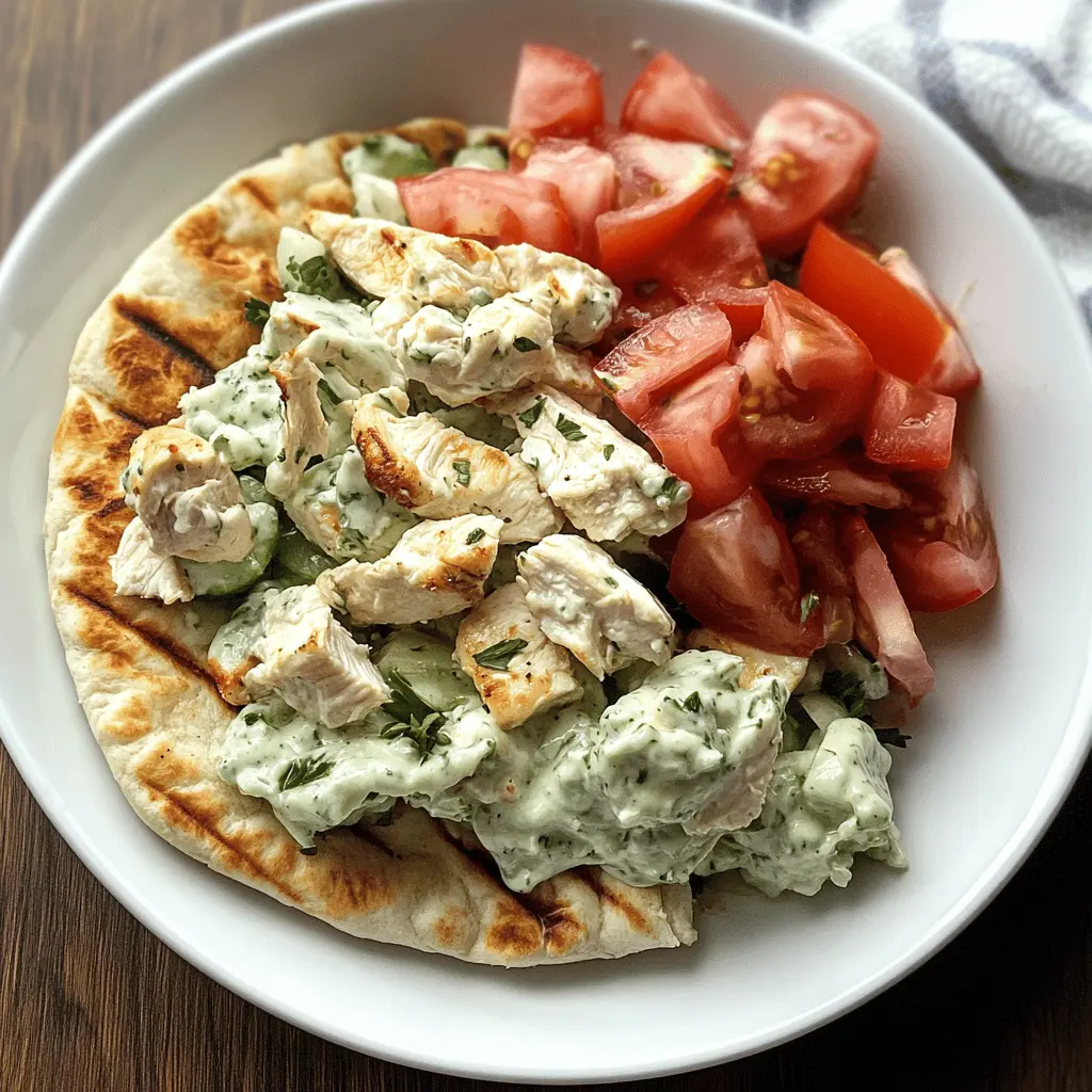 Looking for a refreshing twist on your salad? This Tzatziki Chicken Salad combines tender chicken, crisp veggies, and creamy tzatziki for a flavor-packed dish! Perfect for lunch or a light dinner, it's healthy and satisfying. Save this recipe for a quick and easy meal that's sure to please a crowd! 🍽️✨