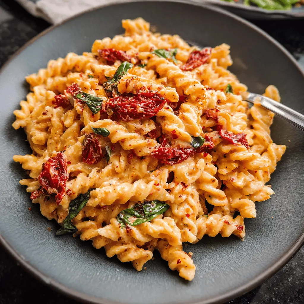 Easy Creamy Sun Dried Tomato Pasta Recipe