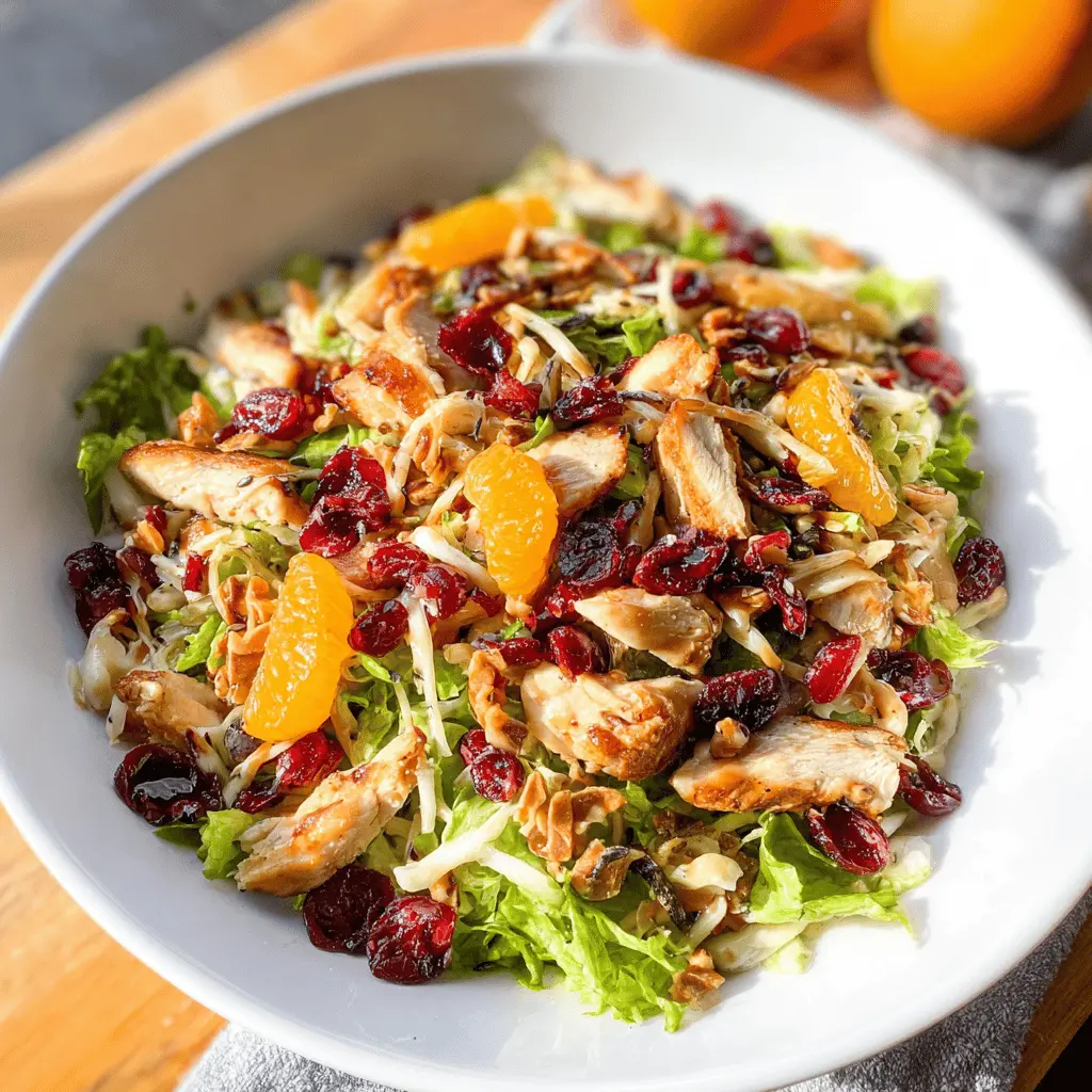 Easy Asian Chicken Cranberry Salad Recipe