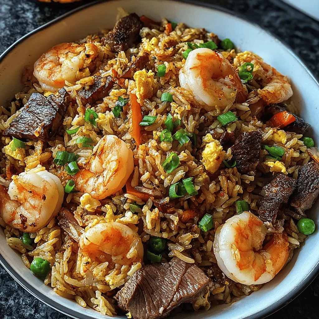 Easy Shrimp and Steak Fried Rice Recipe