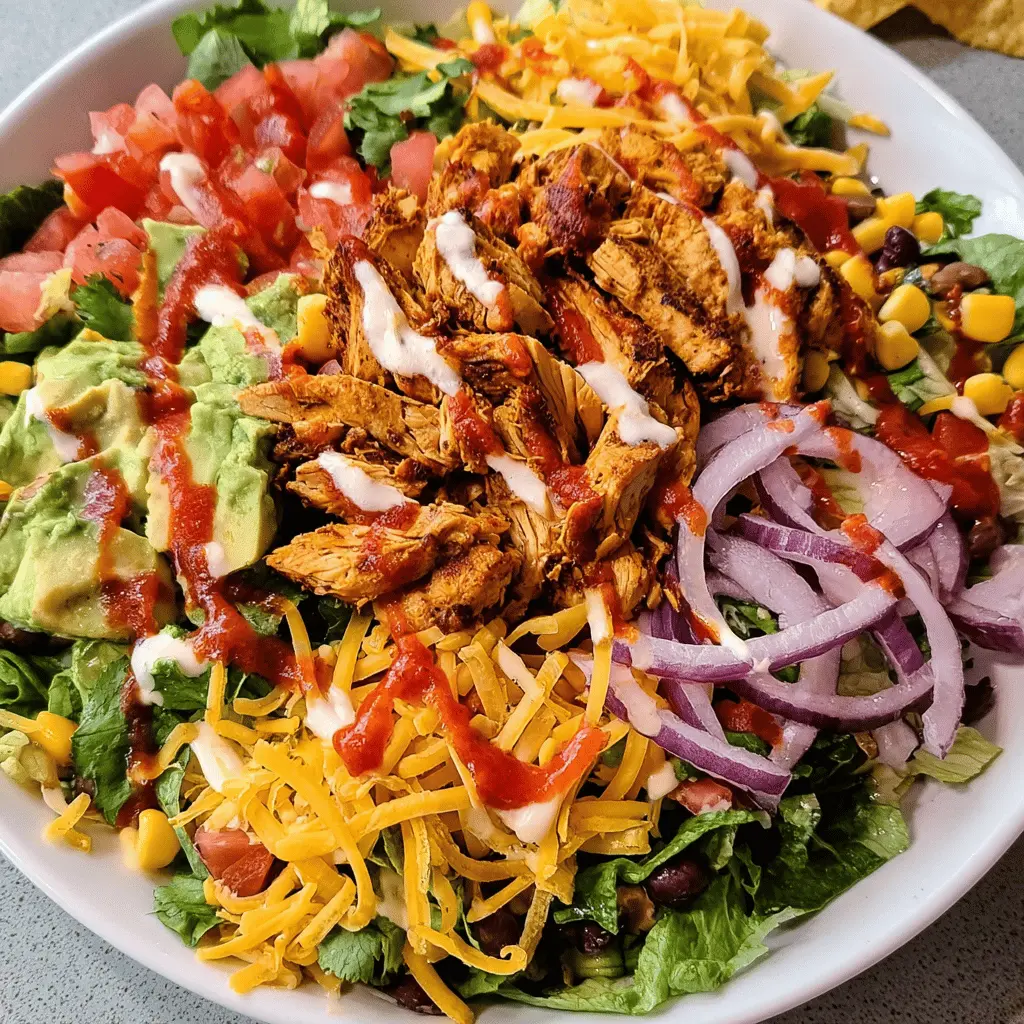 Easy Spicy Southwest Chicken Salad Recipe