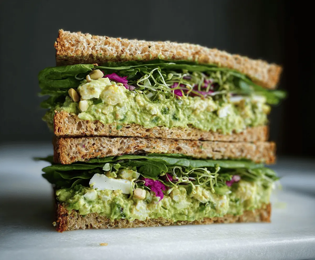 Easy Green Goddess Salad Sandwich Recipe