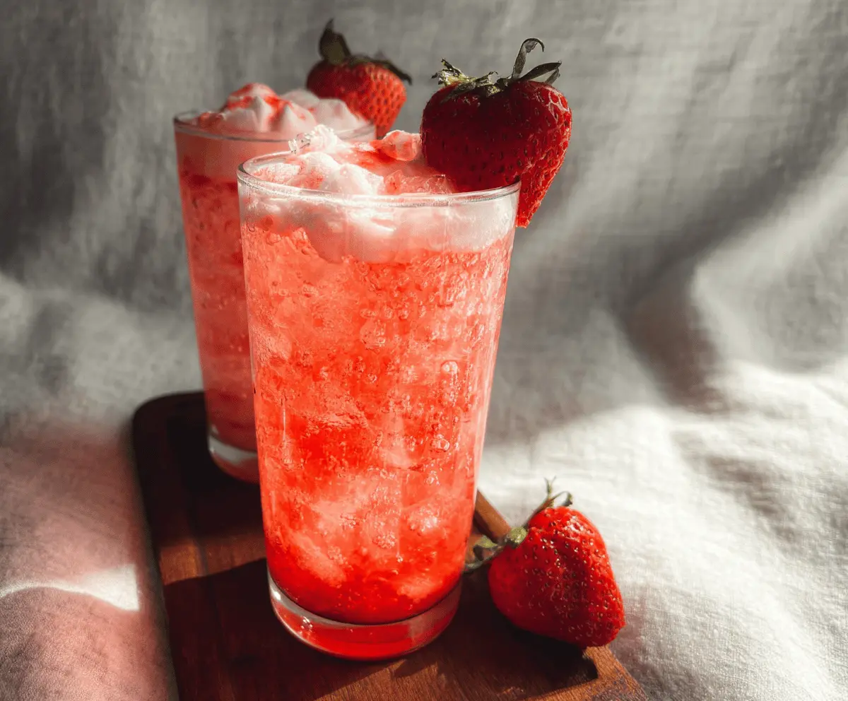 Easy Homemade Strawberry Cream Soda Recipe