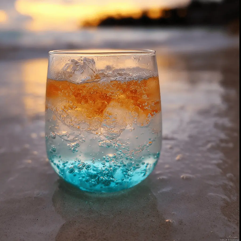 Easy Refreshing Beach Water Cocktail Recipe