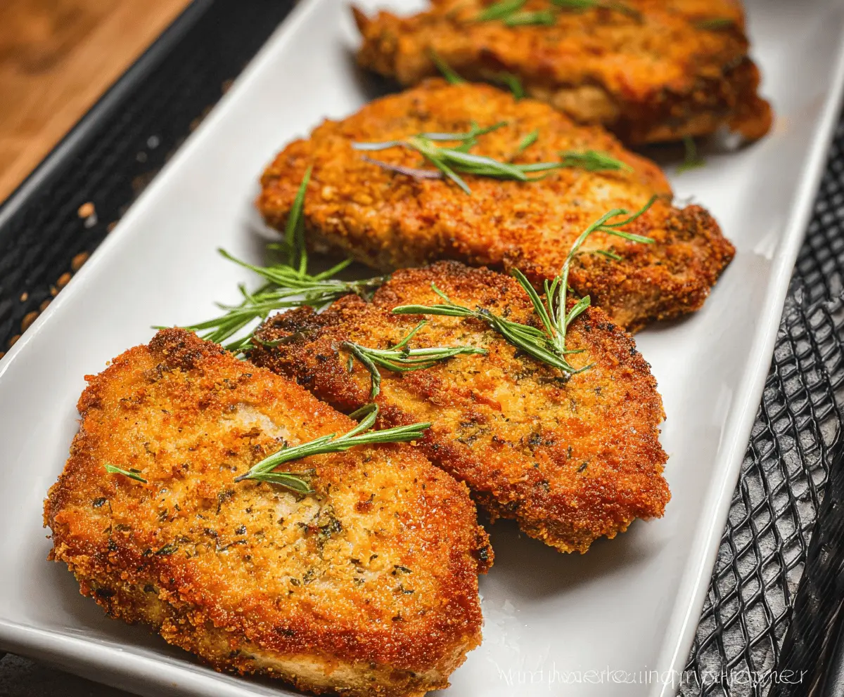 Easy Crispy Air Fryer Pork Chops Recipe
