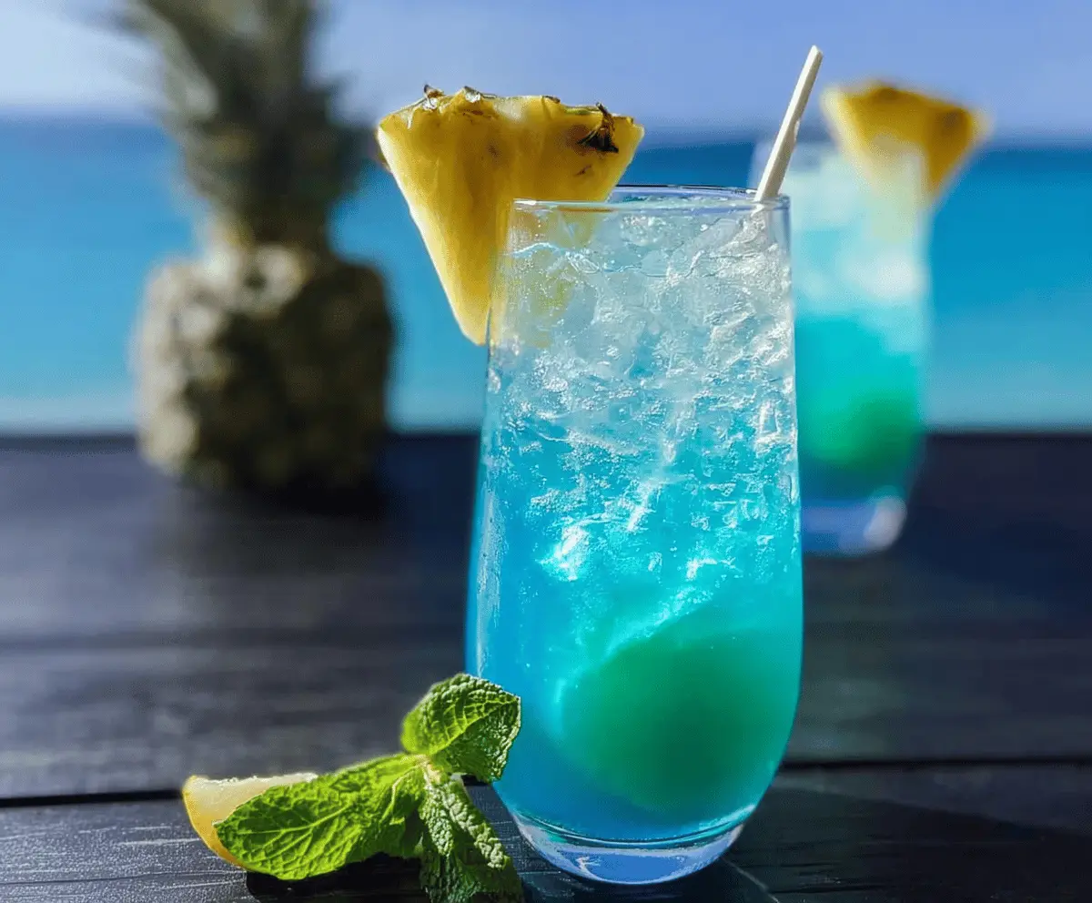 Easy Blue Hawaiian Mocktail Recipe