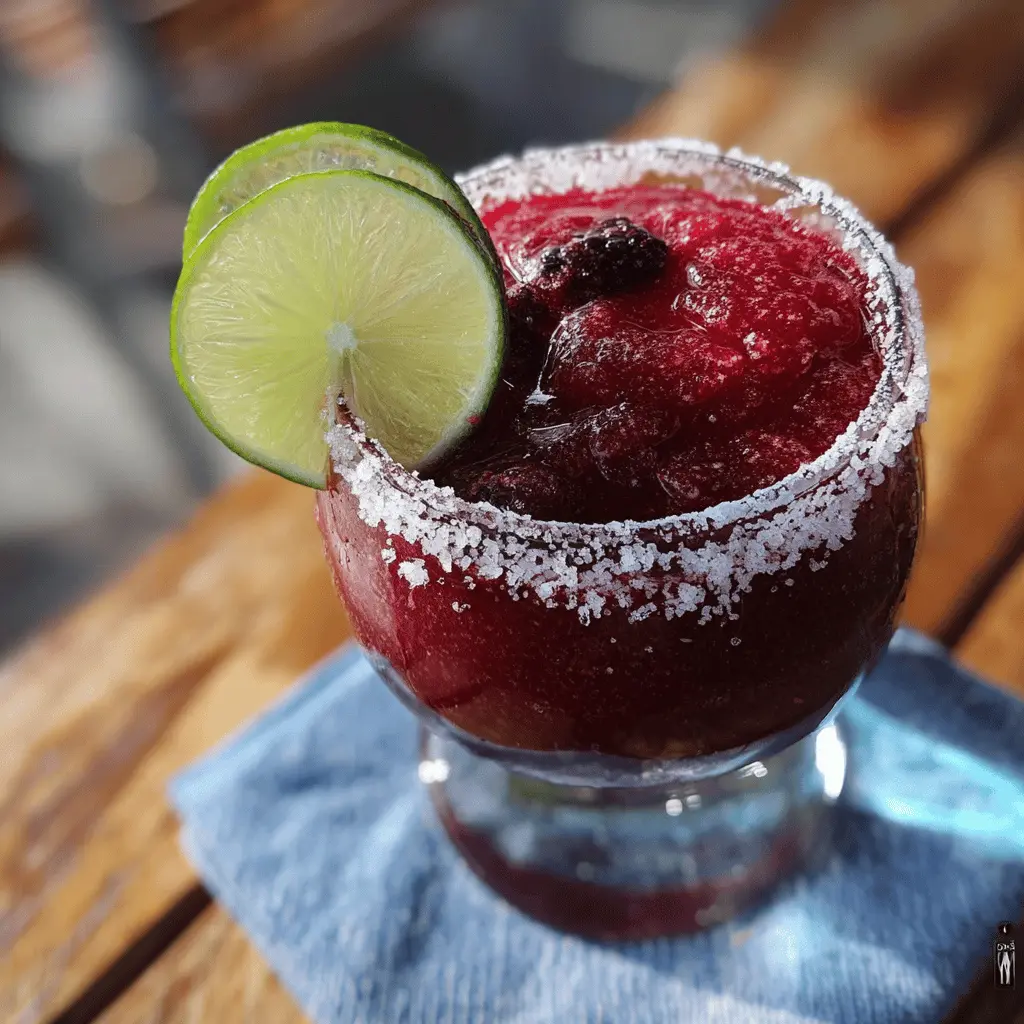Easy Frozen Blackberry Margarita Recipe