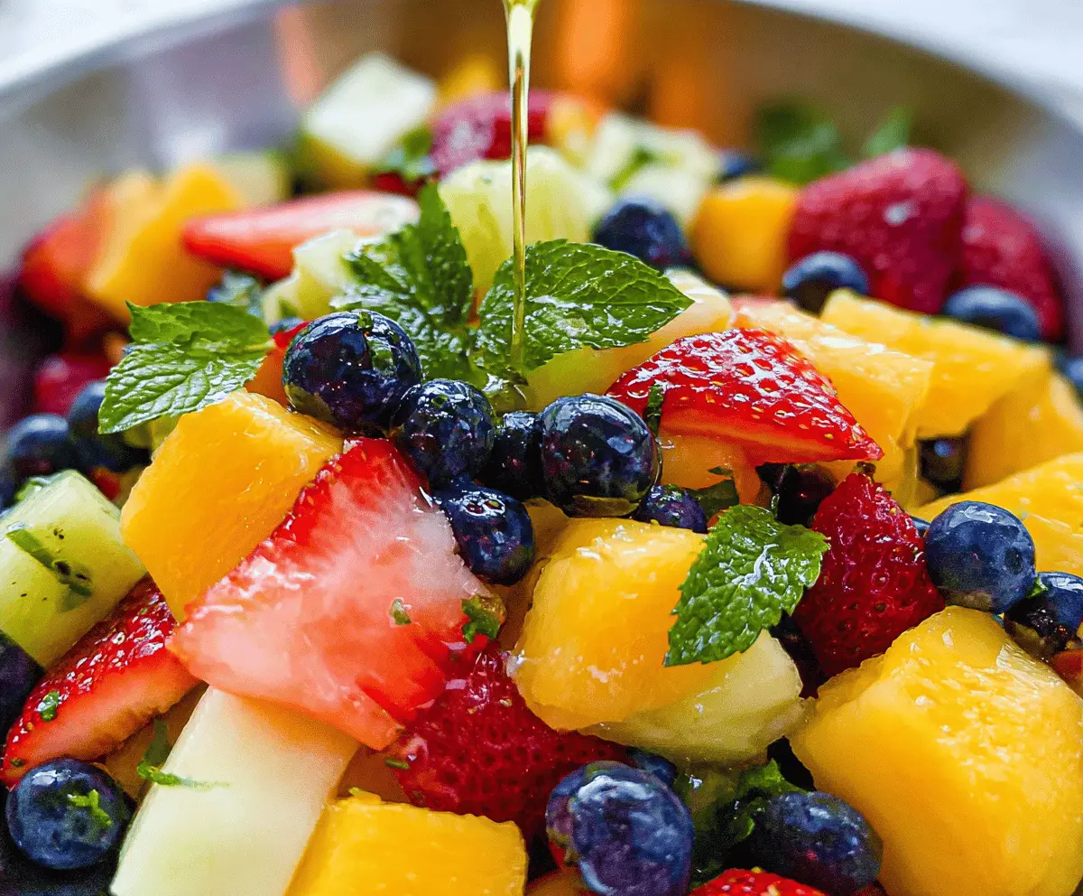 Easy Rainbow Fruit Salad Recipe for Summer