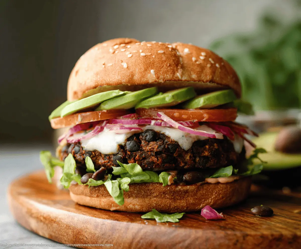 Easy Homemade Black Bean Burger Recipe