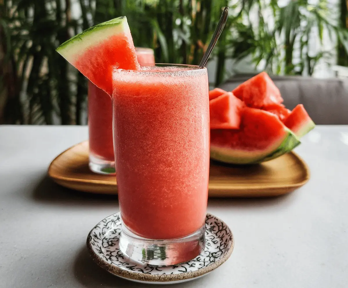 Refreshing Watermelon Smoothie Recipe