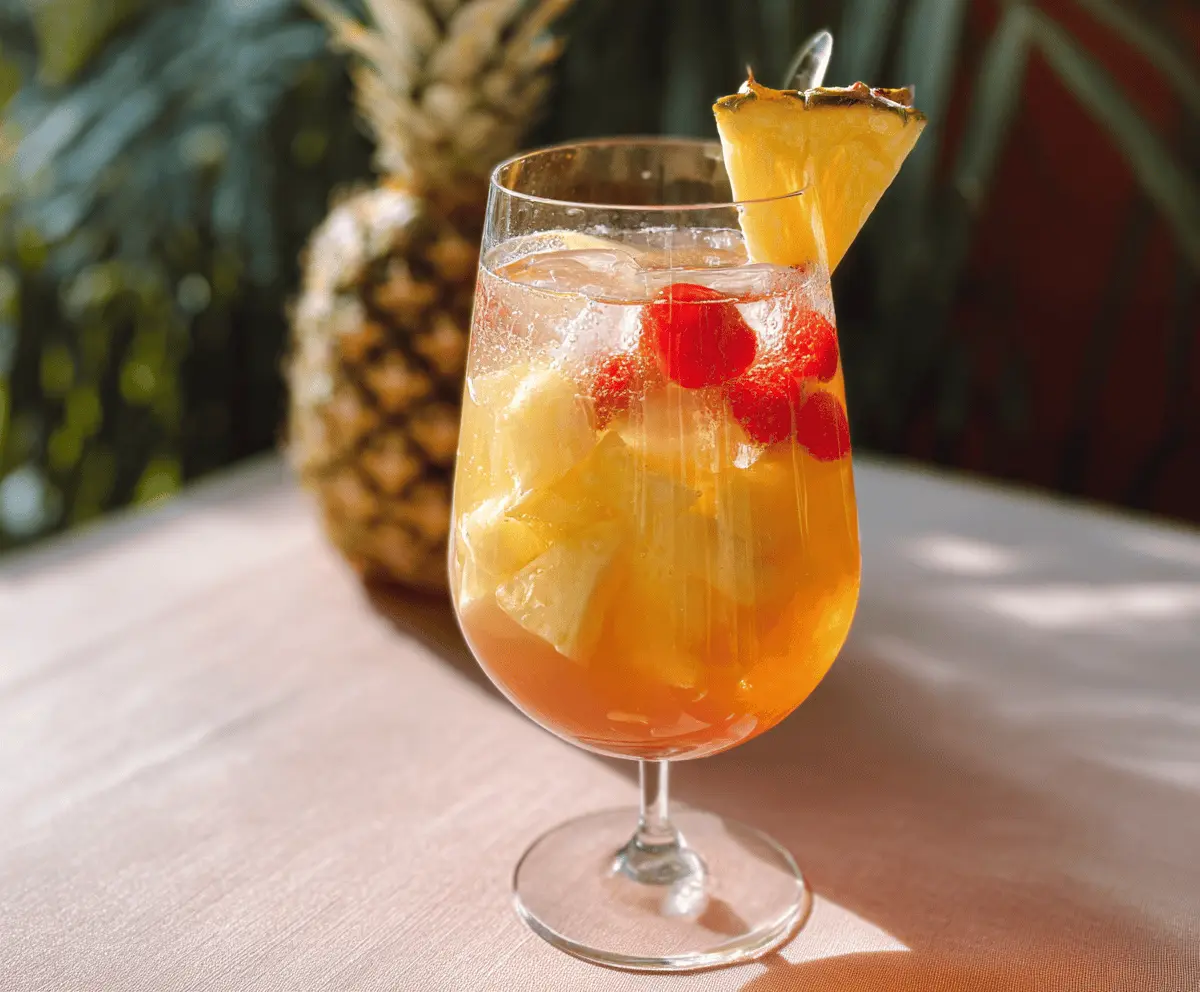 Easy Pina Colada Sangria Recipe