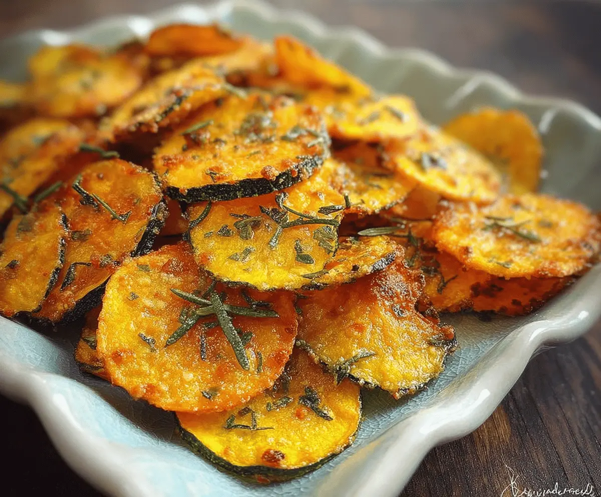 Crispy Baked Zucchini Chips – Healthy Snack