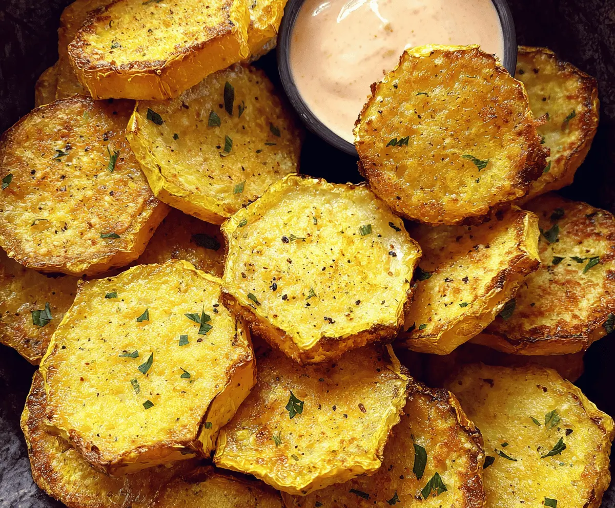 Crispy Air Fried Yellow Squash Recipe