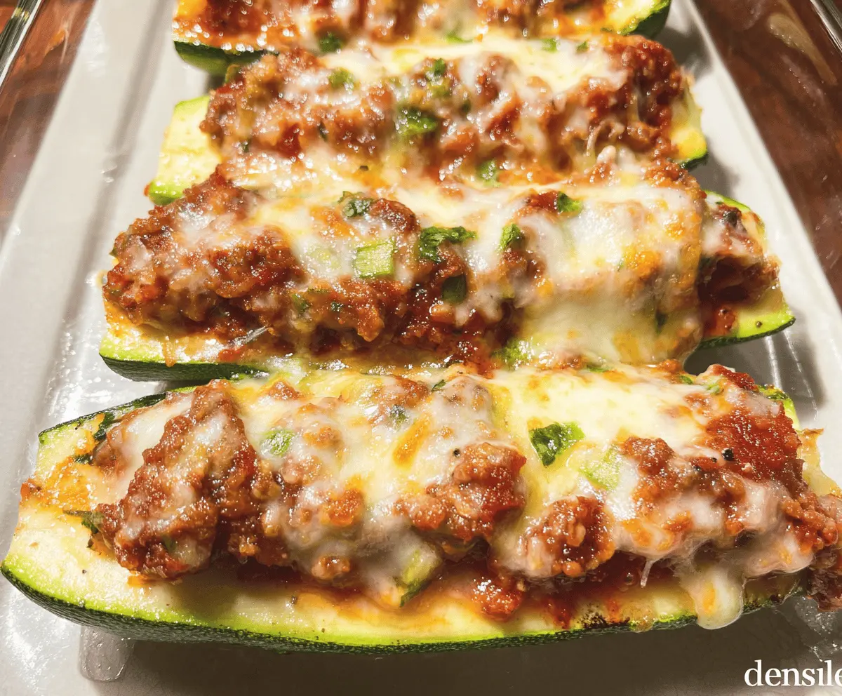 Cheesy Lasagna-Stuffed Zucchini Recipe
