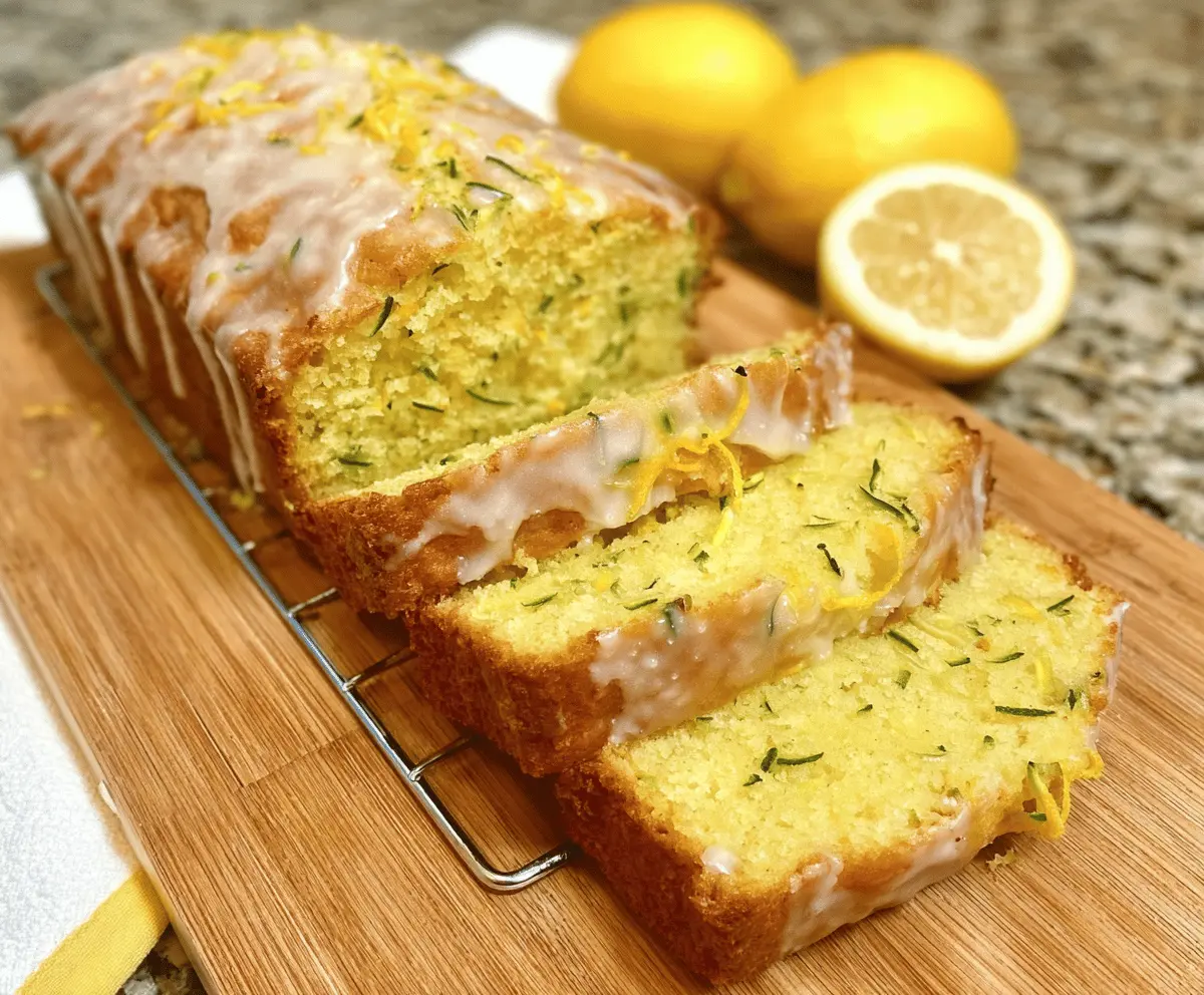 Moist Lemon Zucchini Bread Recipe