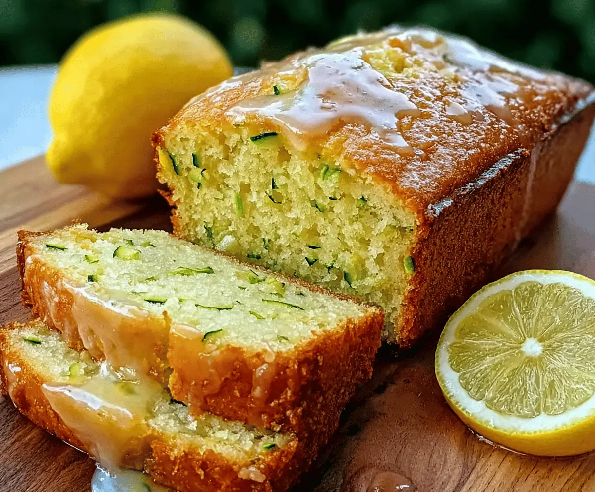 Moist Lemon Zucchini Bread Recipe