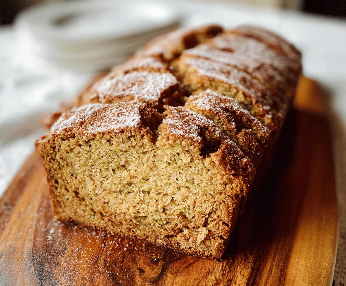 Soft Snickerdoodle Zucchini Bread Recipe