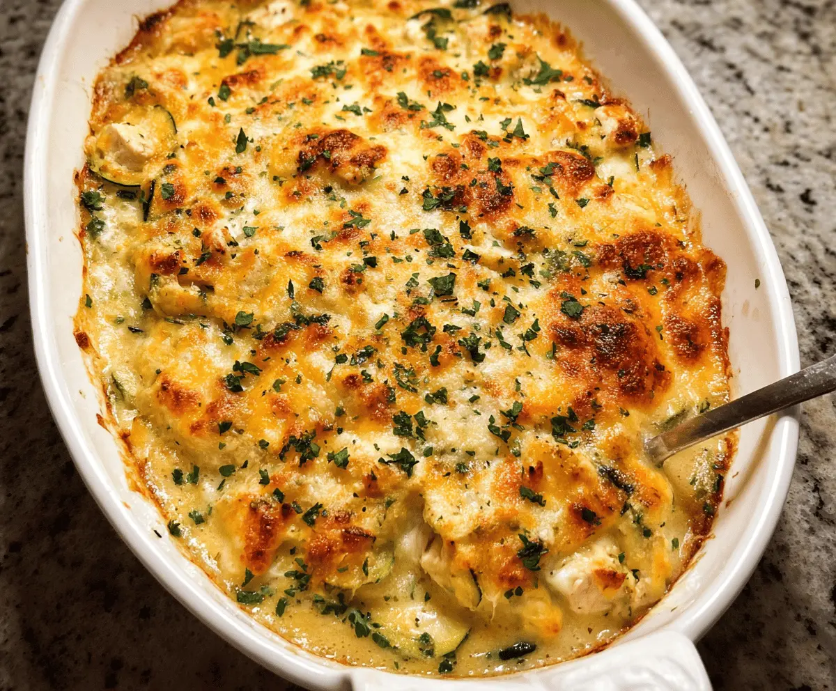 Easy Chicken Zucchini Casserole Recipe