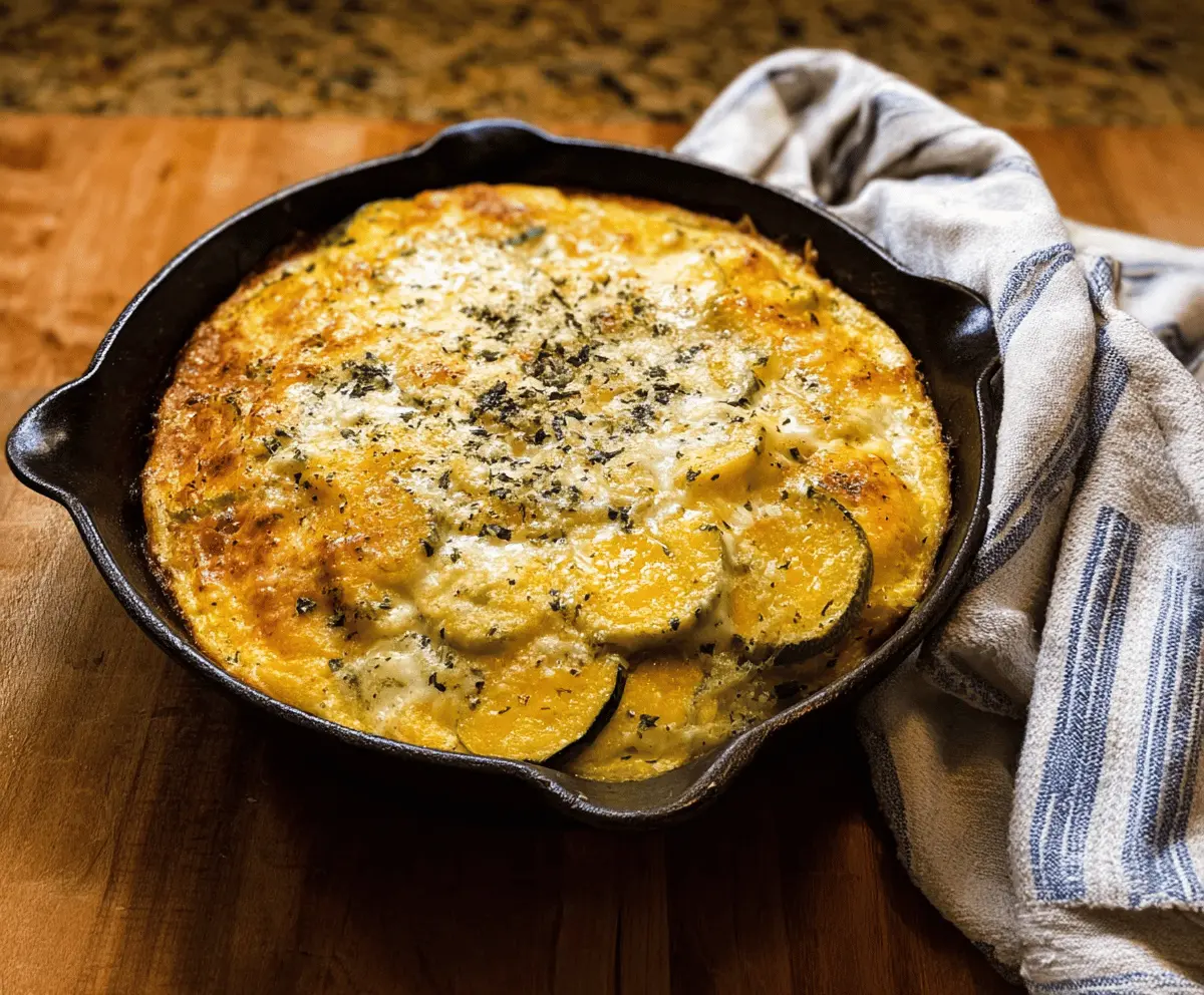 Easy Green Chile Yellow Squash Casserole Recipe