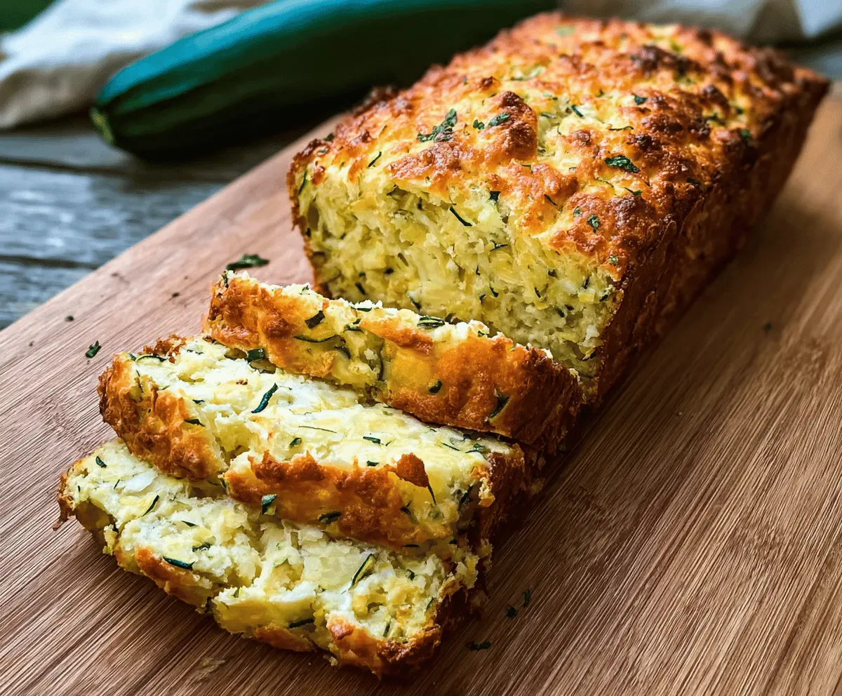 Easy Zucchini Cheese Bread Recipe