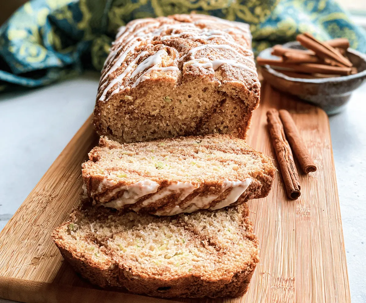 Easy Cinnamon Swirl Zucchini Bread Recipe