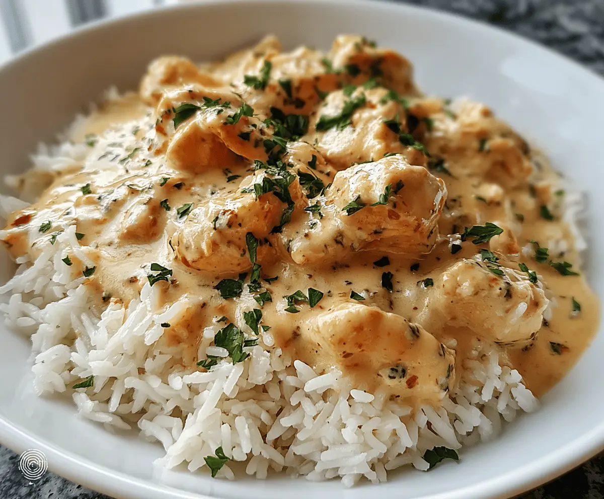 Creamy Chicken and Rice One-Pot Dinner