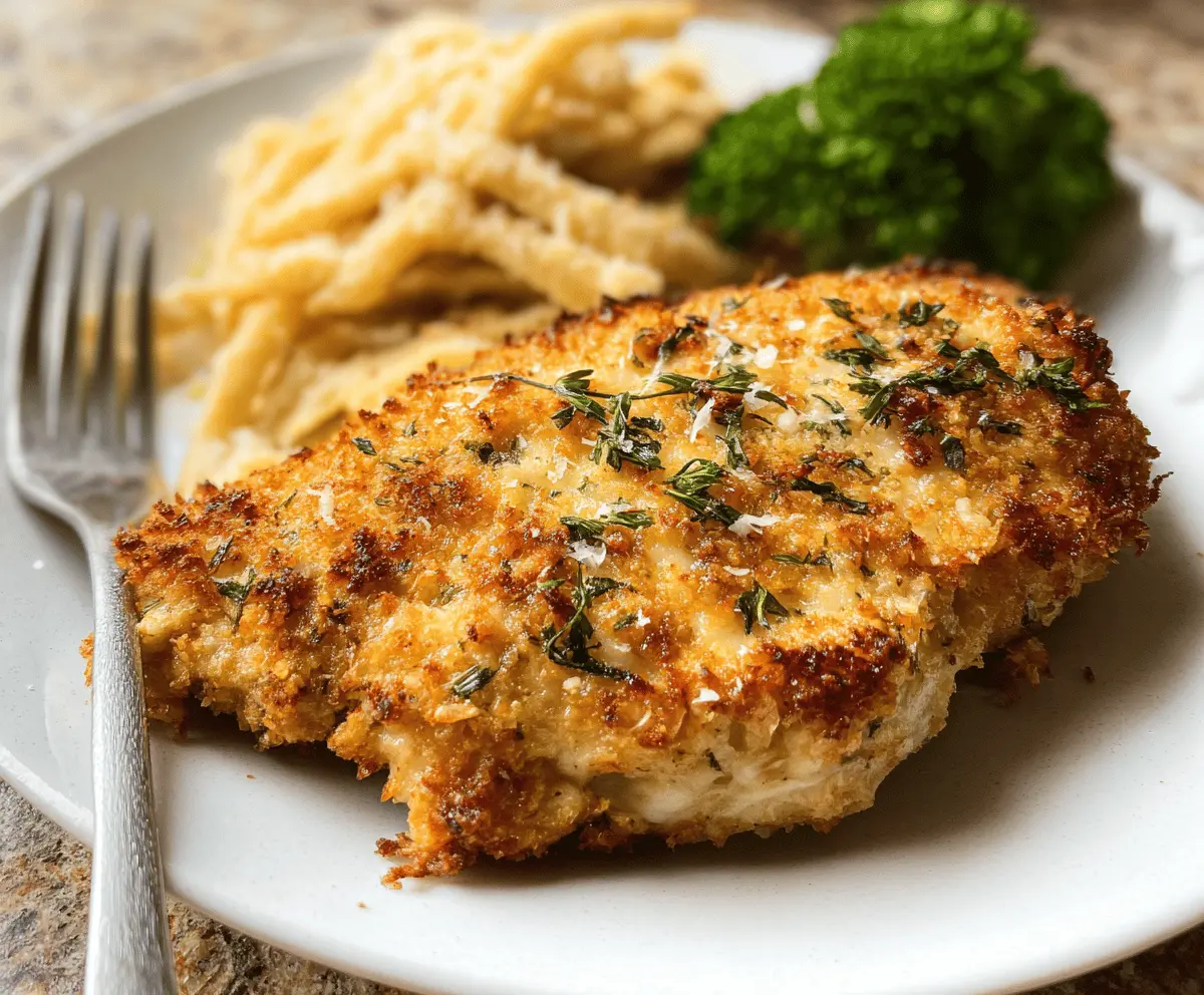 Easy Parmesan Crusted Chicken Recipe