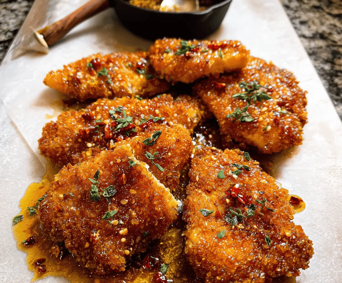 Crispy Baked Hot Honey Chicken Recipe