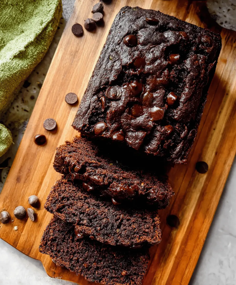 Moist Chocolate Zucchini Bread Recipe