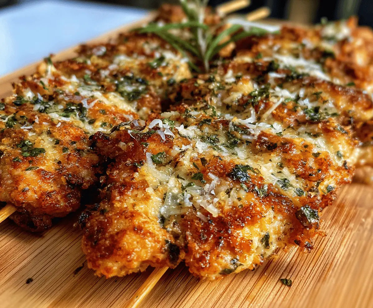 Garlic Parmesan Blackstone Chicken Recipe