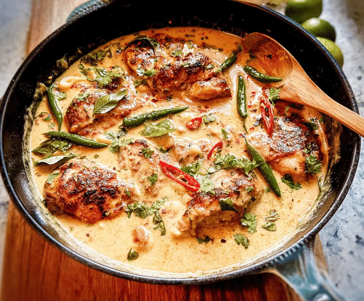 Creamy Coconut Milk Chicken Recipe