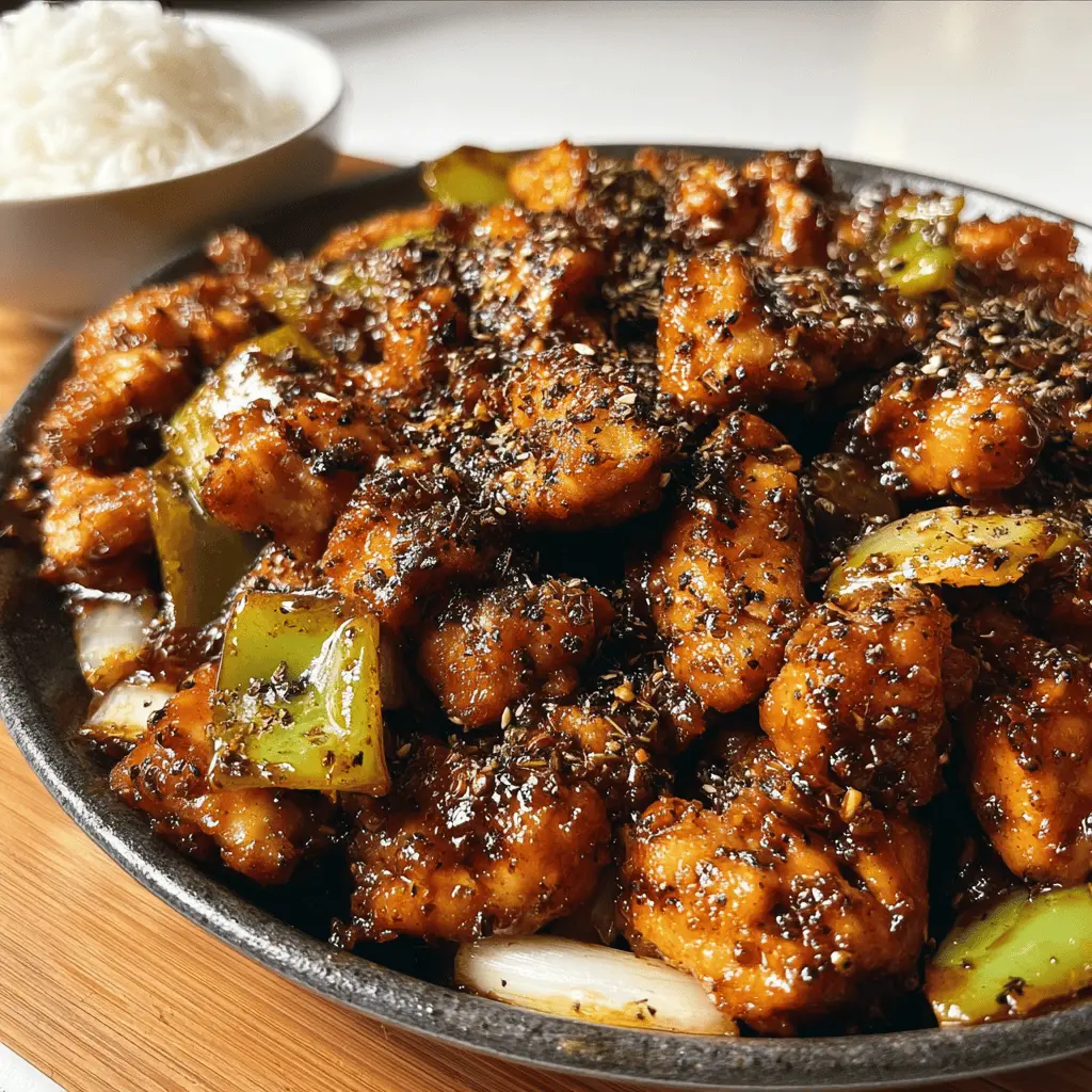 Easy Black Pepper Chicken Stir-Fry Recipe