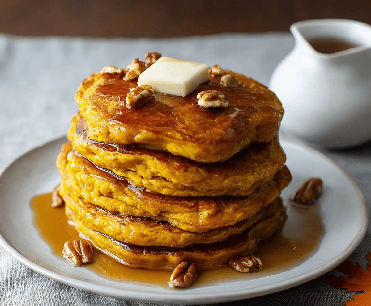 Pumpkin Apple Pancakes